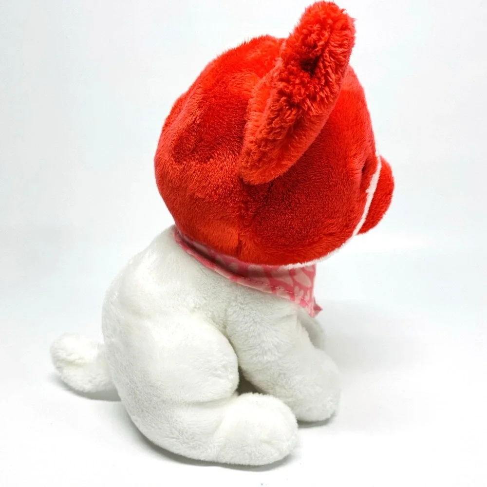 Hallmark 2023 Red White Dog Heart Bandana Puppy Lovey‎ Baby 9